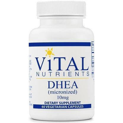 Vital Nutrients DHEA 10mg Supplement - Supports Estrogen and Testosterone Levels Already in the Normal Range
