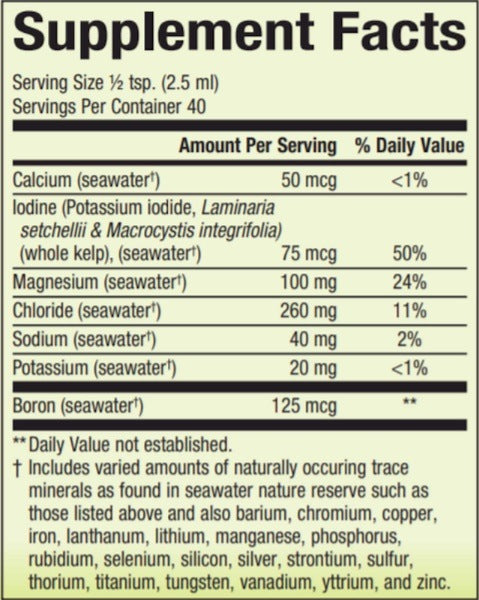 Deep Ocean Minerals 3.38 fl oz Natural Factors