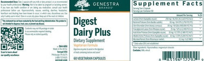 Digest Dairy Plus Genestra