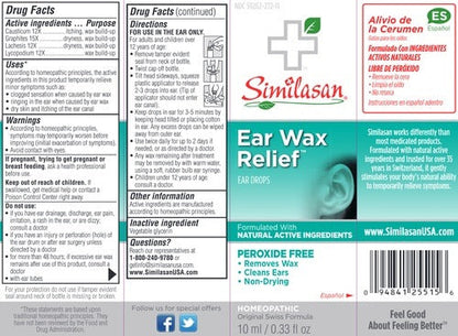 Ear Wax Relief Similasan USA