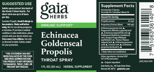 Echinacea Goldenseal Throat Spra by Gaia Herbs - Support Immune Health