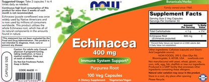 Echinacea Root 400 mg NOW