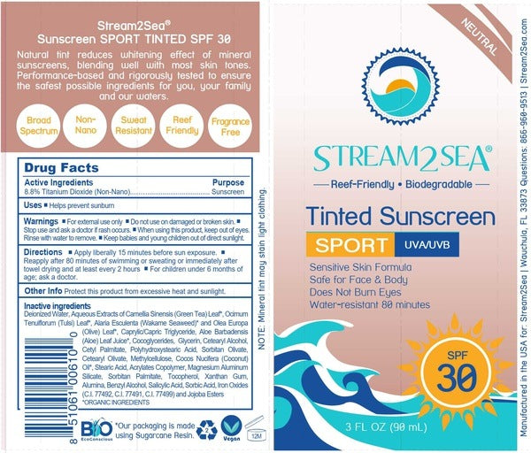 EcoTinted Sunscreen SPF Stream2Sea