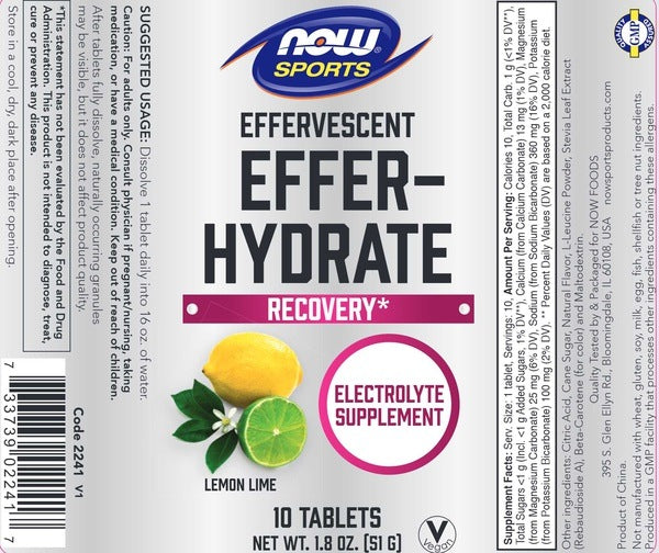Effer-Hydrate Lemon Lime Nutriessential.com