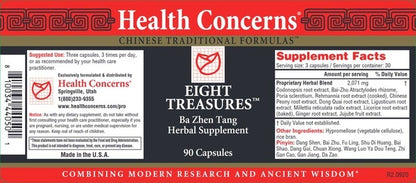 Eight Treasures Health Concerns