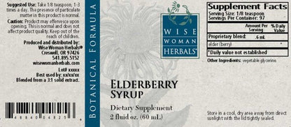Elderberry Syrup Wise Woman Herbals