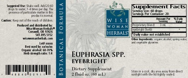 Euphrasia/eyebright 2 oz Wise Woman Herbals