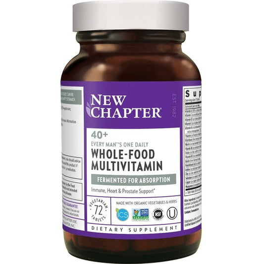 New Chapter Every Man's One Daily 40+  - supports immune system, heart health and prostate