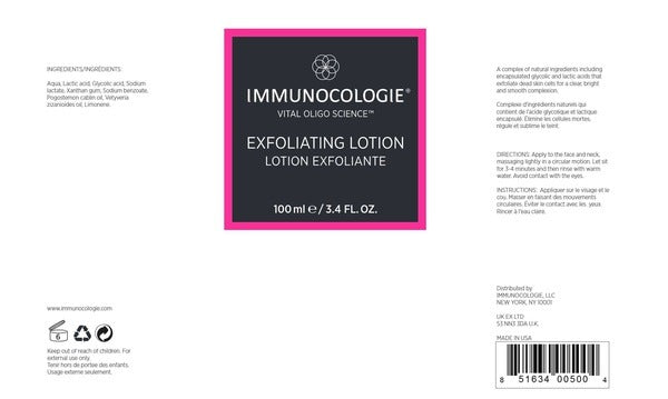 Exfoliating Lotion 3.4 oz Immunocologie