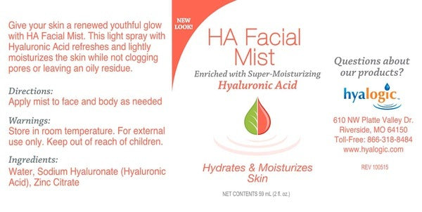 Facial Mist w/Hyaluronic Acid Hyalogic
