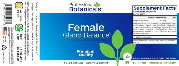FemaleGland Balance Professional Botanicals