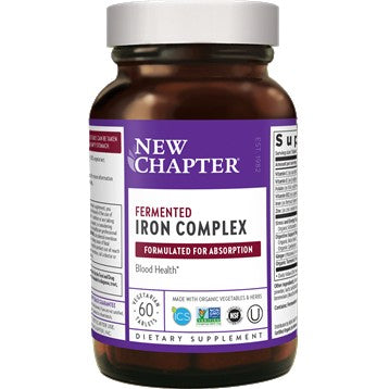 New Chapter Fermented Iron Food Complex - Promotes blood health and rich source of iron