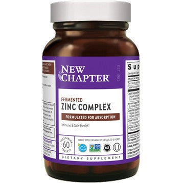 New Chapter Fermented Zinc Complex - Supports healthy joint function and inflammation