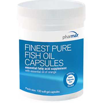 Finest Pure Fish Oil Softgel Caps Pharmax