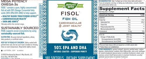 Fisol 500 mg Natures way