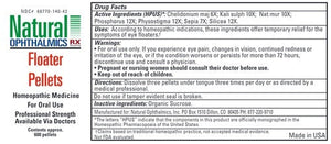 Floater Pellets Natural Ophthalmics, Inc