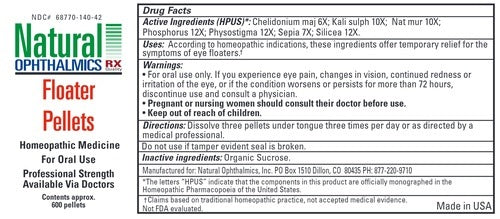 Floater Pellets Natural Ophthalmics, Inc