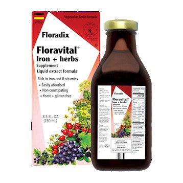 Floravital Iron Herbs Yeast-Free Salus