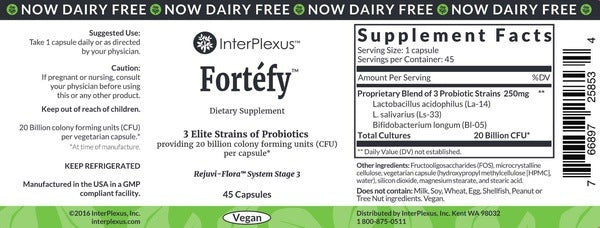 Benefits of Fortefy - 45 Capsules | InterPlexus | Support your Wellness