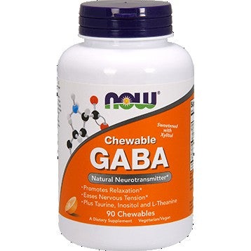 GABA 250 mg 90 chewtabs NOW