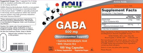 GABA 500 mg NOW