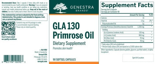 GLA 130 Primrose Oil Genestra