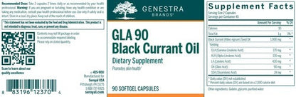 GLA 90 Black Currant Oil Genestra