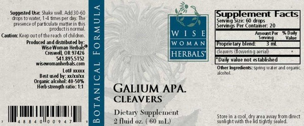Galium/cleavers Wise Woman Herbals
