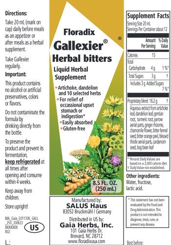 Gallexier Herbal Bitters Salus