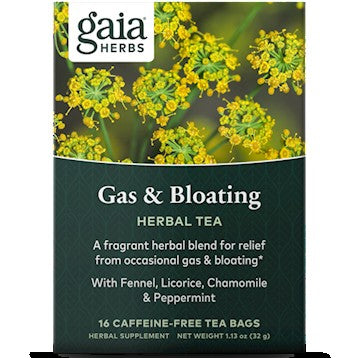 Gas & Bloating Herbal Tea Gaia Herbs