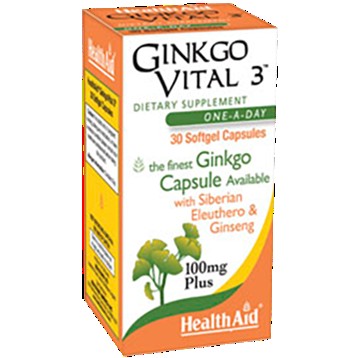 Ginkgo Vital 3 100 mg Nutriessential.com