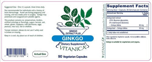 Ginkgo Vitanica