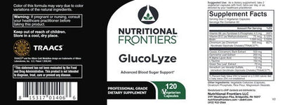 GlucoLyze Nutritional Frontiers