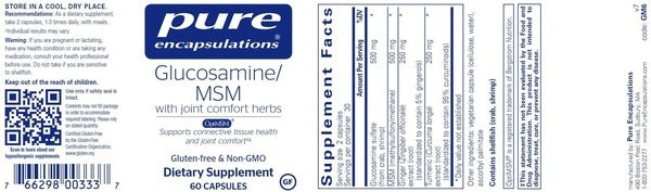 glucosamine MSM for joint health