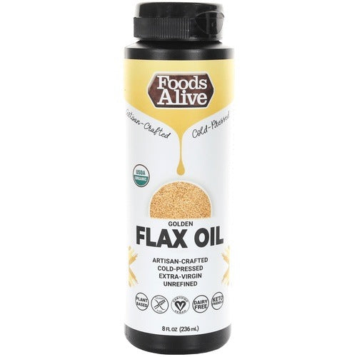 Gold Flax Seed Oil Organic Foods Alive