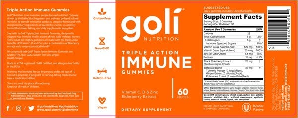 Goli Immune Gummies by Goli Nutrition [ 2
