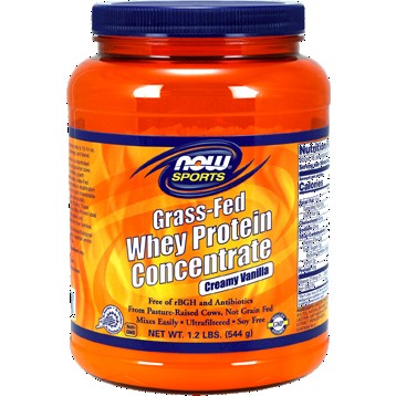 Grass-Fed Whey Protein Vanilla NOW