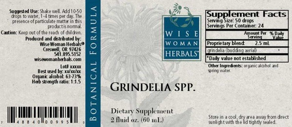 Grindelia/gumweed 2 oz Wise Woman Herbals