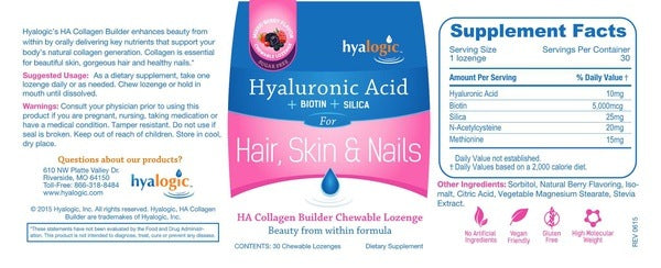 HA Hair, Skin & Nails Hyalogic