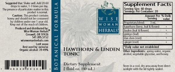 Hawthorne & Linden Tonic 2 oz Wise Woman Herbals