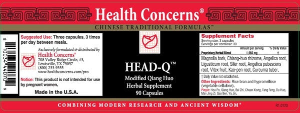 Head-Q Health Concerns