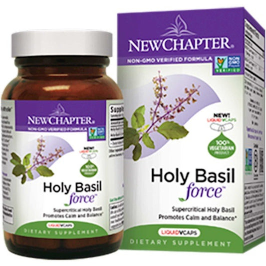 New Chapter Holy Basil Force - Supports immune system and aid's in attention & short term memory 