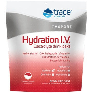 Hydration IV Electrolyte Paks Trace Minerals Research