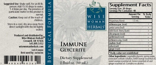 Immune Glycerite Wise Woman Herbals