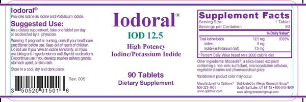 Iodoral 12.5 Optimox