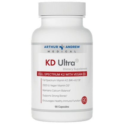 Arthur Andrew Medical KD Ultra - Supplement to support bones, heart health, and calcium balance