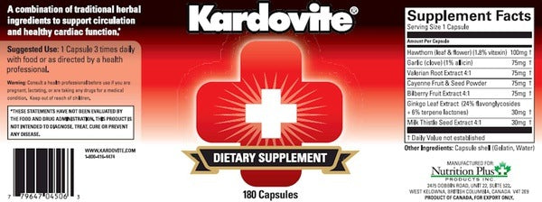 Benefits of Kardovite -180 Capsules | Kardovite | Promotes Cell Growth 