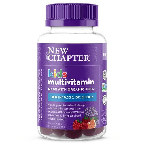 New Chapter Kid's Multivitamin Gummies  - Source of immune-essential vitamins C, D3 & Zinc