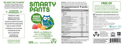 Kids Formula and Fiber SmartyPants Vitamins