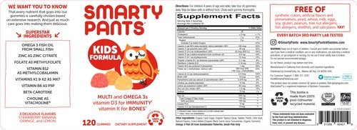 Kids Formula SmartyPants Vitamins
